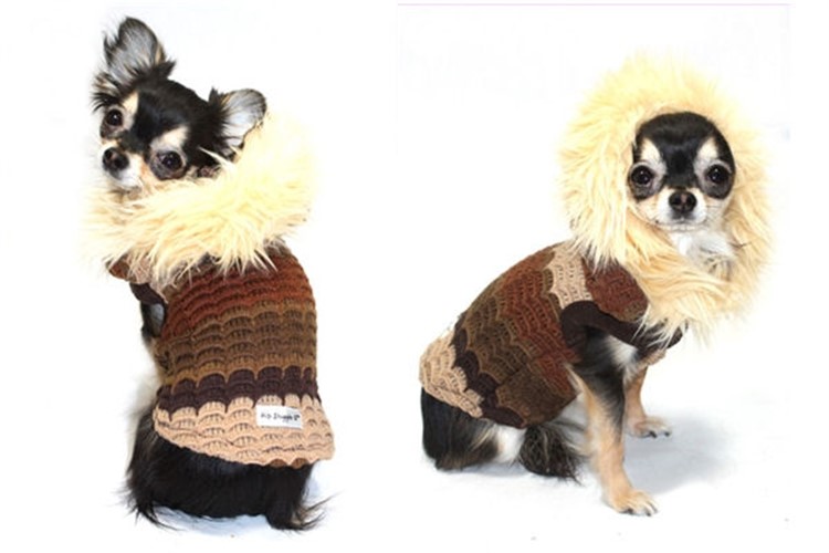 fuzzy dog sweater