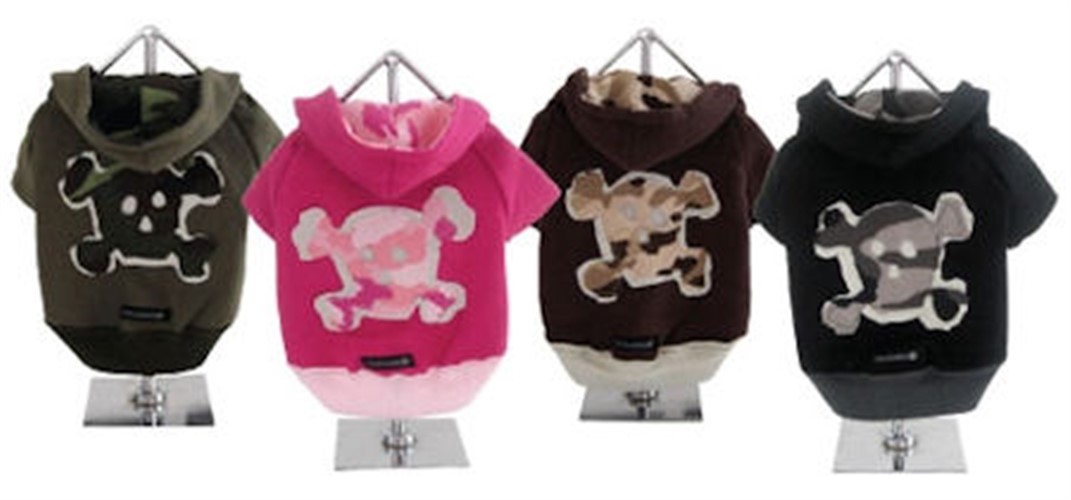 dog skull hoodie