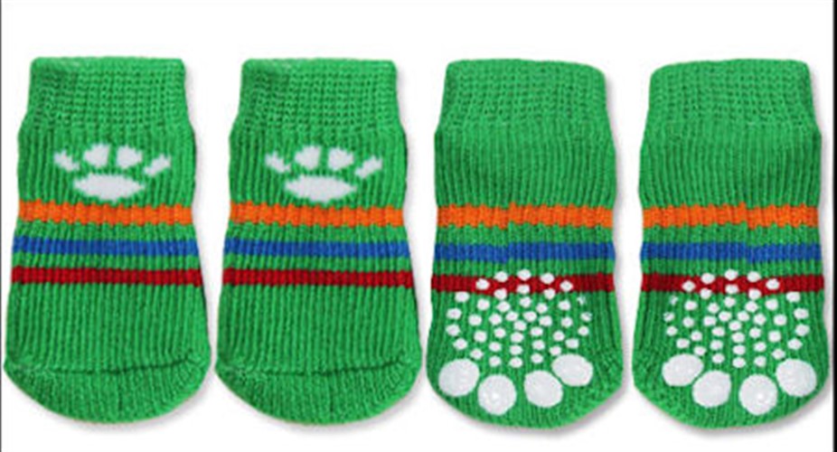 Green Poodle Sock