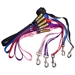 5'  Walking Leash w/Traffic Handle, Reflective Band & Accessory Ring  - ao-walking-leash