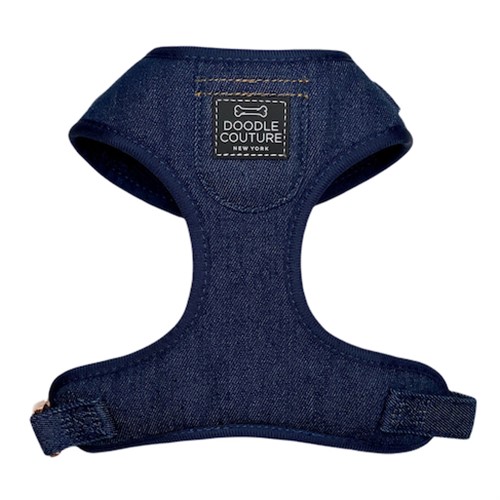 Dark City Denim Pocket Harness - Bloomingtails Dog Boutique