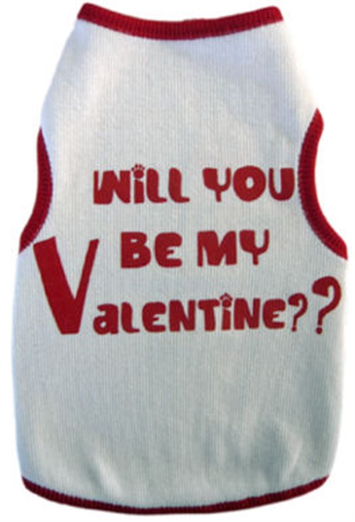 Be My Valentine? Dog Tank Shirt puppy bed,  beds,dog mat, pet mat, puppy mat, fab dog pet sweater, dog swepet clothes, dog clothes, puppy clothes, pet store, dog store, puppy boutique store, dog boutique, pet boutique, puppy boutique, Bloomingtails, dog, small dog clothes, large dog clothes, large dog costumes, small dog costumes, pet stuff, Halloween dog, puppy Halloween, pet Halloween, clothes, dog puppy Halloween, dog sale, pet sale, puppy sale, pet dog tank, pet tank, pet shirt, dog shirt, puppy shirt,puppy tank, I see spot, dog collars, dog leads, pet collar, pet lead,puppy collar, puppy lead, dog toys, pet toys, puppy toy, dog beds, pet beds, puppy bed,  beds,dog mat, pet mat, puppy mat, fab dog pet sweater, dog sweater, dog winter, pet winter,dog raincoat, pet rain