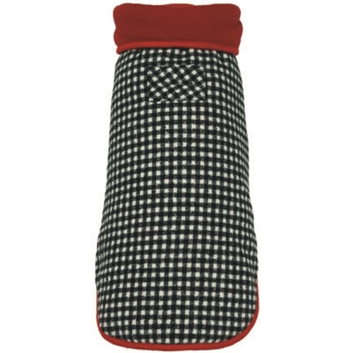 Houndstooth Fleece Coat   Roxy & Lulu, wooflink, susan lanci, dog clothes, small dog clothes, urban pup, pooch outfitters, dogo, hip doggie, doggie design, small dog dress, pet clotes, dog boutique. pet boutique, bloomingtails dog boutique, dog raincoat, dog rain coat, pet raincoat, dog shampoo, pet shampoo, dog bathrobe, pet bathrobe, dog carrier, small dog carrier, doggie couture, pet couture, dog football, dog toys, pet toys, dog clothes sale, pet clothes sale, shop local, pet store, dog store, dog chews, pet chews, worthy dog, dog bandana, pet bandana, dog halloween, pet halloween, dog holiday, pet holiday, dog teepee, custom dog clothes, pet pjs, dog pjs, pet pajamas, dog pajamas,dog sweater, pet sweater, dog hat, fabdog, fab dog, dog puffer coat, dog winter ja