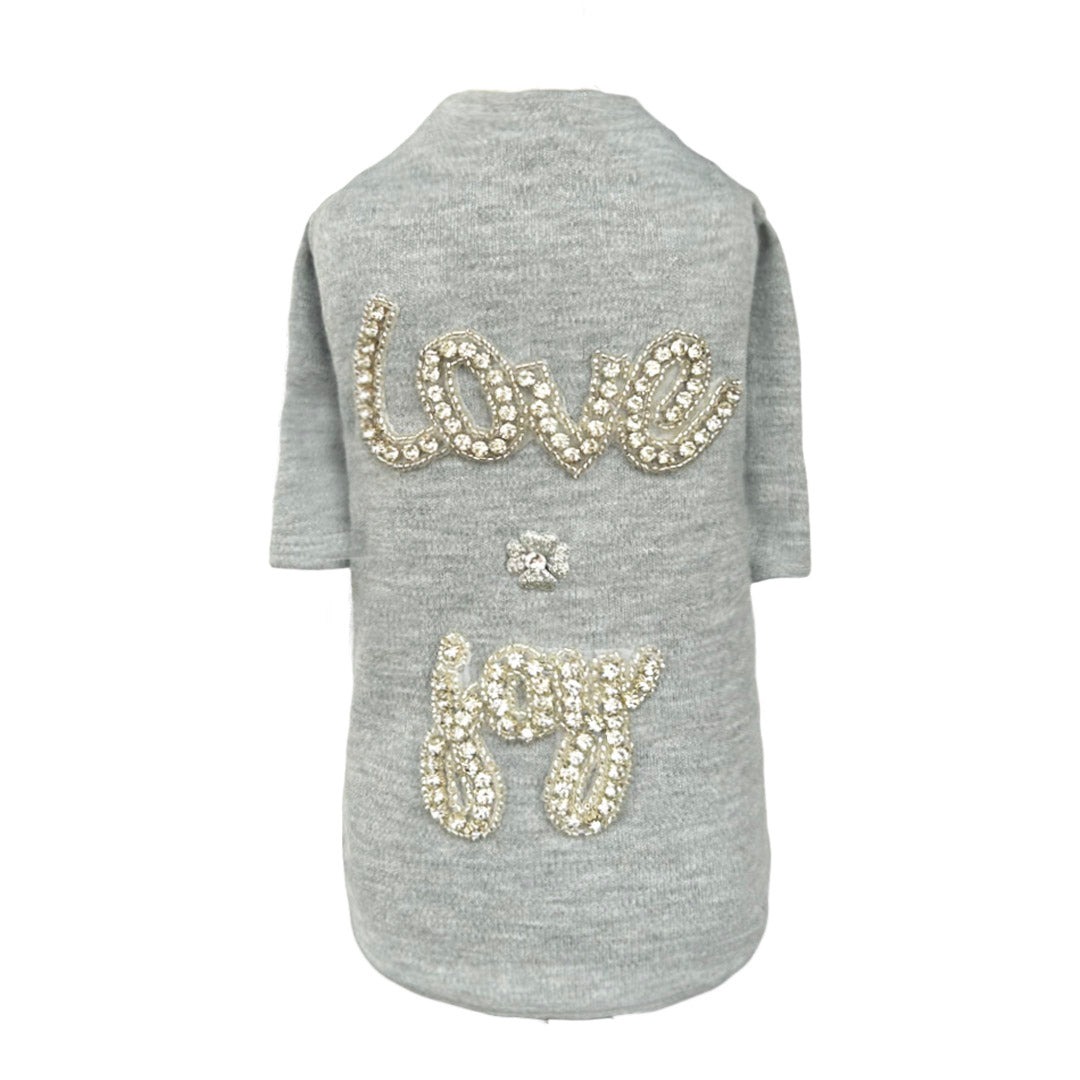 Love n Joy in Gray dog tee, pet tee, hello doggie, dog boutique near me, pet stores near me, cute dog tee, love n joy dog tee, dog shirt, pet shirt, mirage, bloomingtails dog boutique, solid pet shirt, solid dog shirt, dog tank, pet tank, pet solid shirt, dog solid shirt, dog clothes, pet clothes, dog boutique, pet boutique, small do clothes, small pet clothes, pet couture, pet style, dog style, dog couture, dog fashion, pet fashion, pet sale, dog sale, doggie, doggie clearance, pet clearance