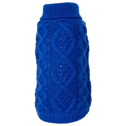 Chunky Sweater in Blue Roxy & Lulu, wooflink, susan lanci, dog clothes, small dog clothes, urban pup, pooch outfitters, dogo, hip doggie, doggie design, small dog dress, pet clotes, dog boutique. pet boutique, bloomingtails dog boutique, dog raincoat, dog rain coat, pet raincoat, dog shampoo, pet shampoo, dog bathrobe, pet bathrobe, dog carrier, small dog carrier, doggie couture, pet couture, dog football, dog toys, pet toys, dog clothes sale, pet clothes sale, shop local, pet store, dog store, dog chews, pet chews, worthy dog, dog bandana, pet bandana, dog halloween, pet halloween, dog holiday, pet holiday, dog teepee, custom dog clothes, pet pjs, dog pjs, pet pajamas, dog pajamas,dog sweater, pet sweater, dog hat, fabdog, fab dog, dog puffer coat, dog winter ja