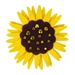 Sunflower Hairbow - sl-sunflowerbow