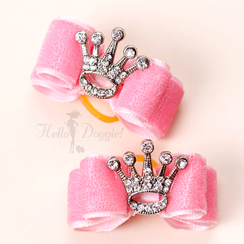 Crystal Crown Hair Bow in Pink Roxy & Lulu, wooflink, susan lanci, dog clothes, small dog clothes, urban pup, pooch outfitters, dogo, hip doggie, doggie design, small dog dress, pet clotes, dog boutique. pet boutique, bloomingtails dog boutique, dog raincoat, dog rain coat, pet raincoat, dog shampoo, pet shampoo, dog bathrobe, pet bathrobe, dog carrier, small dog carrier, doggie couture, pet couture, dog football, dog toys, pet toys, dog clothes sale, pet clothes sale, shop local, pet store, dog store, dog chews, pet chews, worthy dog, dog bandana, pet bandana, dog halloween, pet halloween, dog holiday, pet holiday, dog teepee, custom dog clothes, pet pjs, dog pjs, pet pajamas, dog pajamas,dog sweater, pet sweater, dog hat, fabdog, fab dog, dog puffer coat, dog winter ja