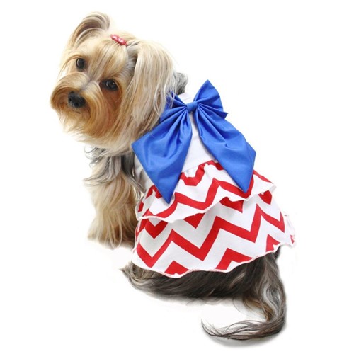 Red White & Blue Large Bow Sundress Roxy & Lulu, wooflink, susan lanci, dog clothes, small dog clothes, urban pup, pooch outfitters, dogo, hip doggie, doggie design, small dog dress, pet clotes, dog boutique. pet boutique, bloomingtails dog boutique, dog raincoat, dog rain coat, pet raincoat, dog shampoo, pet shampoo, dog bathrobe, pet bathrobe, dog carrier, small dog carrier, doggie couture, pet couture, dog football, dog toys, pet toys, dog clothes sale, pet clothes sale, shop local, pet store, dog store, dog chews, pet chews, worthy dog, dog bandana, pet bandana, dog halloween, pet halloween, dog holiday, pet holiday, dog teepee, custom dog clothes, pet pjs, dog pjs, pet pajamas, dog pajamas,dog sweater, pet sweater, dog hat, fabdog, fab dog, dog puffer coat, dog winter ja